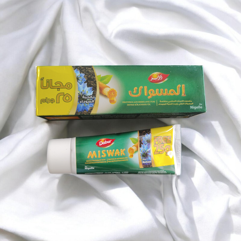 Dentifrice Miswak à la Nigelle – Dabur | Protection des gencives & purification naturelle