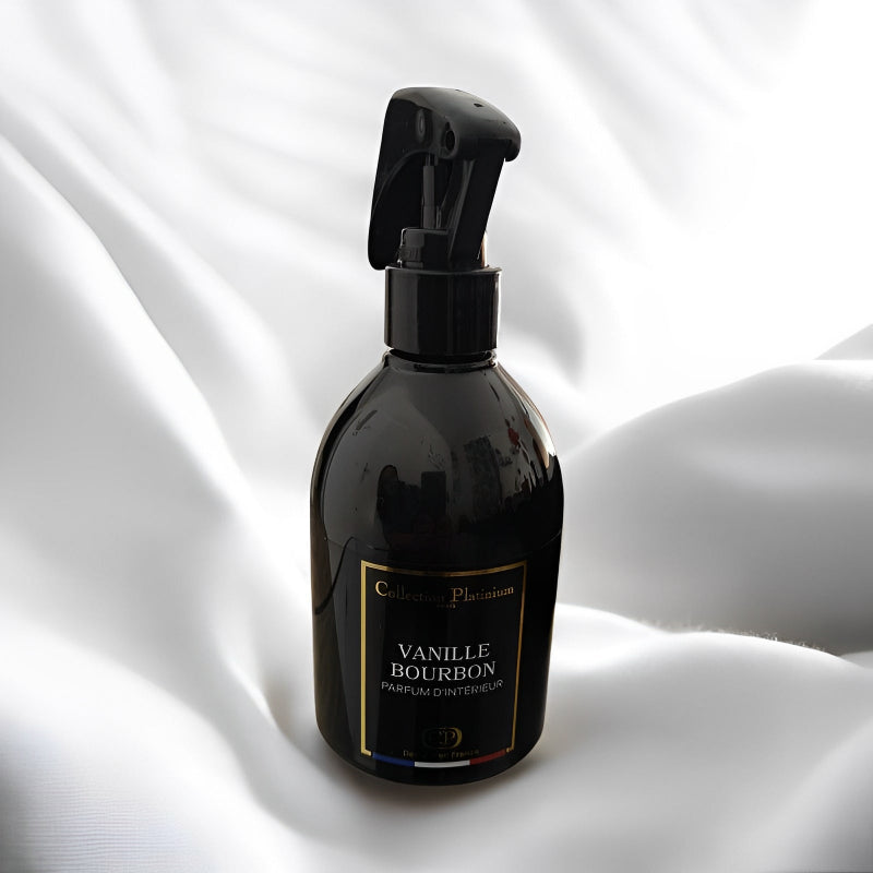 Spray d'intérieur Vanille bourbon collection Platinium 250 ml