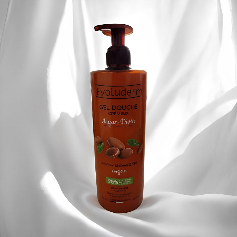 Gel douche crémeux argan divin evoluderm
