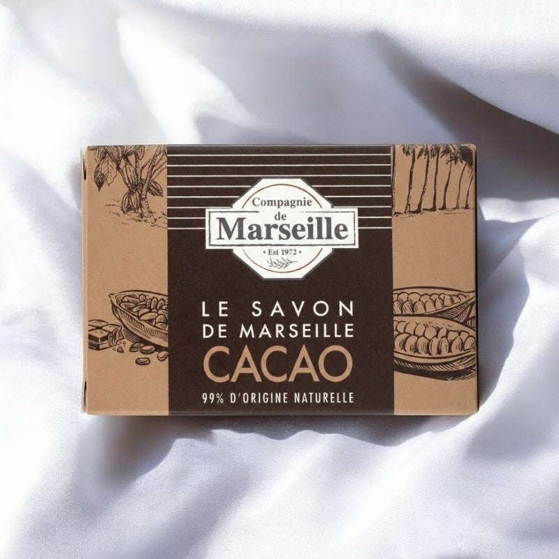 Savon Compagnie de Marseille au Cacao 99% naturel – Douceur Gourmande et Soin Nourrissant