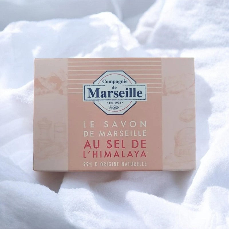 Savon Compagnie de Marseille au Sel de l'Himalaya 99% naturel – Soin Purifiant et Revitalisant Naturel