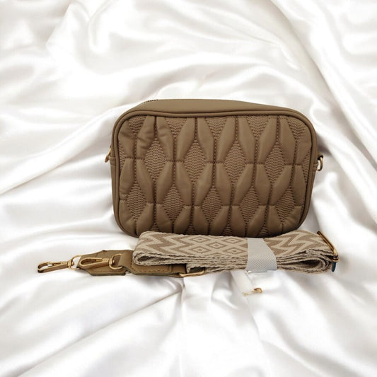 Sac bandoulière femme beige