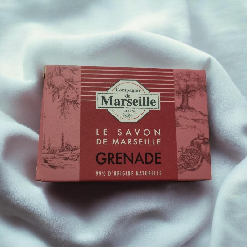 Savon de Marseille Grenade 99 % Naturel – Soin Doux Corps & Mains