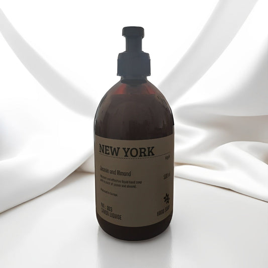 Savon liquide pour les mains New york  jasmin et amande douce 500ml